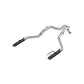 24-25 Ford Ranger Raptor 3.0L MBRP S5270BLK 3in Dual Rear Turn-Down Axle Back Exhaust - Armor BLK Tips